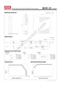 MDR-20-15 Datasheet Page 2