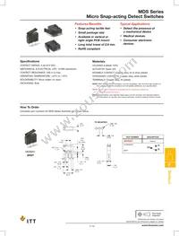 MDS003 Datasheet Cover
