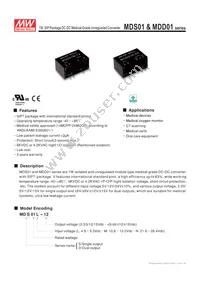 MDS01N-05 Datasheet Cover