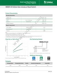 MDSR-10-10-25 Datasheet Page 2