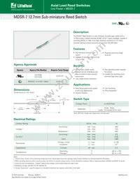 MDSR-7-6-25 Datasheet Cover
