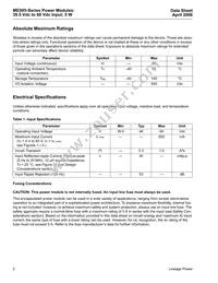 ME005BK Datasheet Page 2