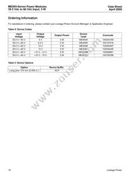 ME005BK Datasheet Page 18