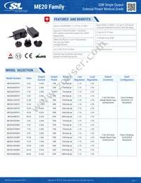 ME20A1803B01 Datasheet Cover