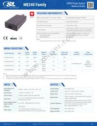 ME240A2851F01 Datasheet Cover