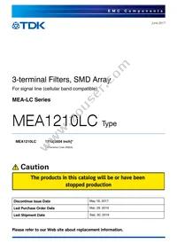 MEA1210LC150T001 Datasheet Cover