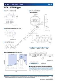 MEA1608LD220TA0G Datasheet Page 3