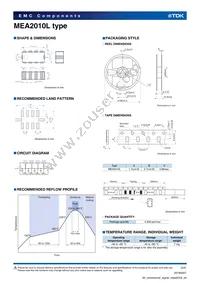 MEA2010L50R0 Datasheet Page 3