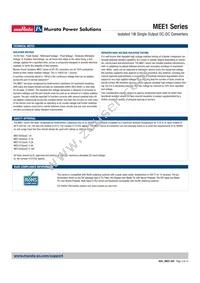 MEE1S1515DC Datasheet Page 3