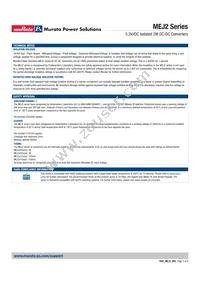 MEJ2S0515SC Datasheet Page 3