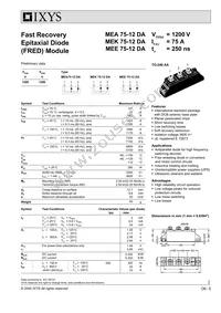 MEK75-12DA Datasheet Cover