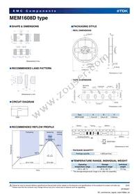 MEM1608D501RT001 Datasheet Page 3