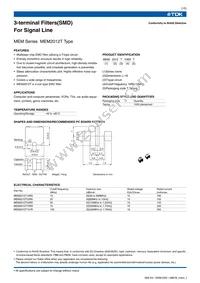 MEM2012T50R0 Datasheet Cover