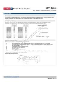 MEV1S0515DC Datasheet Page 5