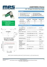 MEZD74800A-A Datasheet Cover