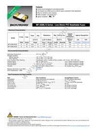 MF-ASML050/6-2 Datasheet Cover