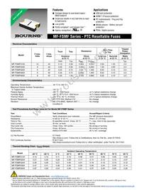 MF-FSMF010X-2 Datasheet Cover
