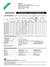 MF-FSML300/6-2 Datasheet Cover