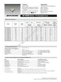 MF-MSMD110/16-2 Datasheet Cover