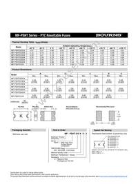 MF-PSHT010X-2 Datasheet Page 2