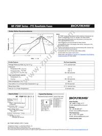 MF-PSMF110X-2 Datasheet Page 3