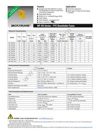 MF-RG1100-AP Datasheet Cover