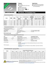 MF-S420S Datasheet Cover