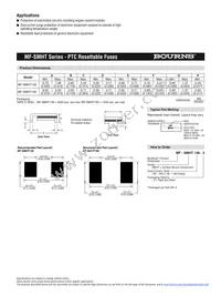 MF-SMHT160-2-6 Datasheet Page 2