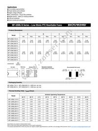 MF-USML550/12-2 Datasheet Page 2