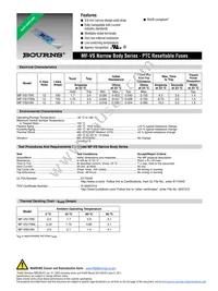MF-VS210N-0 Datasheet Cover