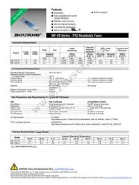 MF-VS210U-0 Datasheet Cover