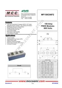 MF150C06F2-BP Datasheet Cover
