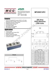MF200C12F2-BP Datasheet Cover