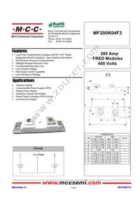 MF200K04F3-BP Datasheet Cover