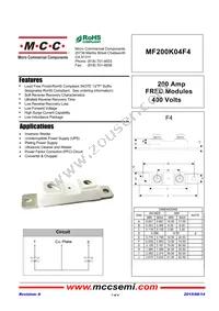 MF200K04F4-BP Datasheet Cover