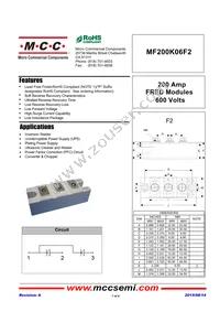 MF200K06F2-BP Datasheet Cover