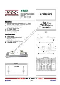 MF200K06F3-BP Datasheet Cover