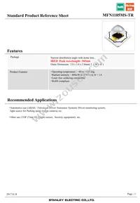 MFN1105MS-TR Datasheet Cover