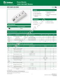 MG1250S-BA1MM Datasheet Cover