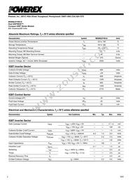 MG600J2YS61A Datasheet Page 2