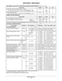 MGB15N40CLT4 Datasheet Page 2