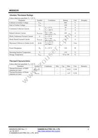 MGD623S Datasheet Page 2