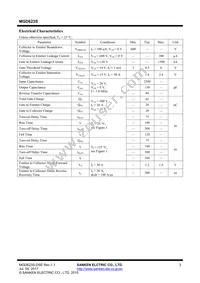 MGD623S Datasheet Page 3