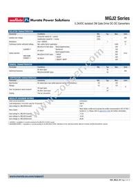 MGJ2D121509SC Datasheet Page 2