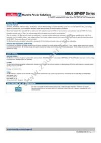 MGJ6D052005SC Datasheet Page 5