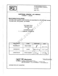 MGLS-24064-C-HV-G-LED3G Datasheet Cover