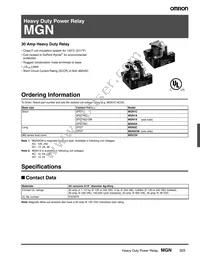 MGN2AM-DC48 Datasheet Cover