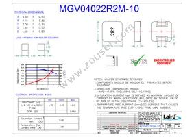 MGV04022R2M-10 Cover