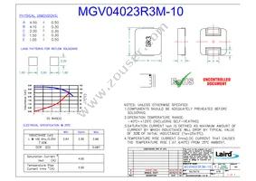 MGV04023R3M-10 Cover