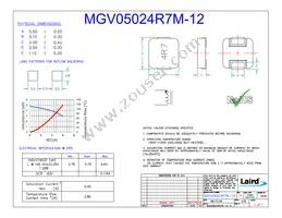 MGV05024R7M-12 Cover
